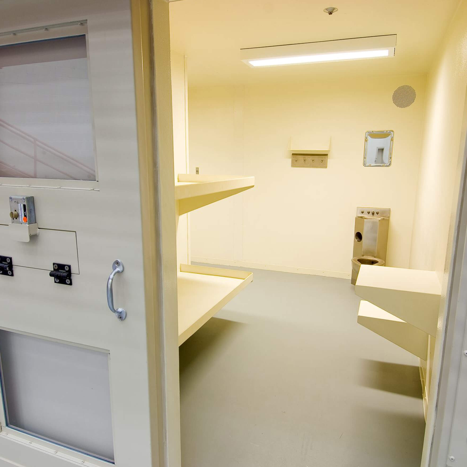 Picture of the inside of a prison cell